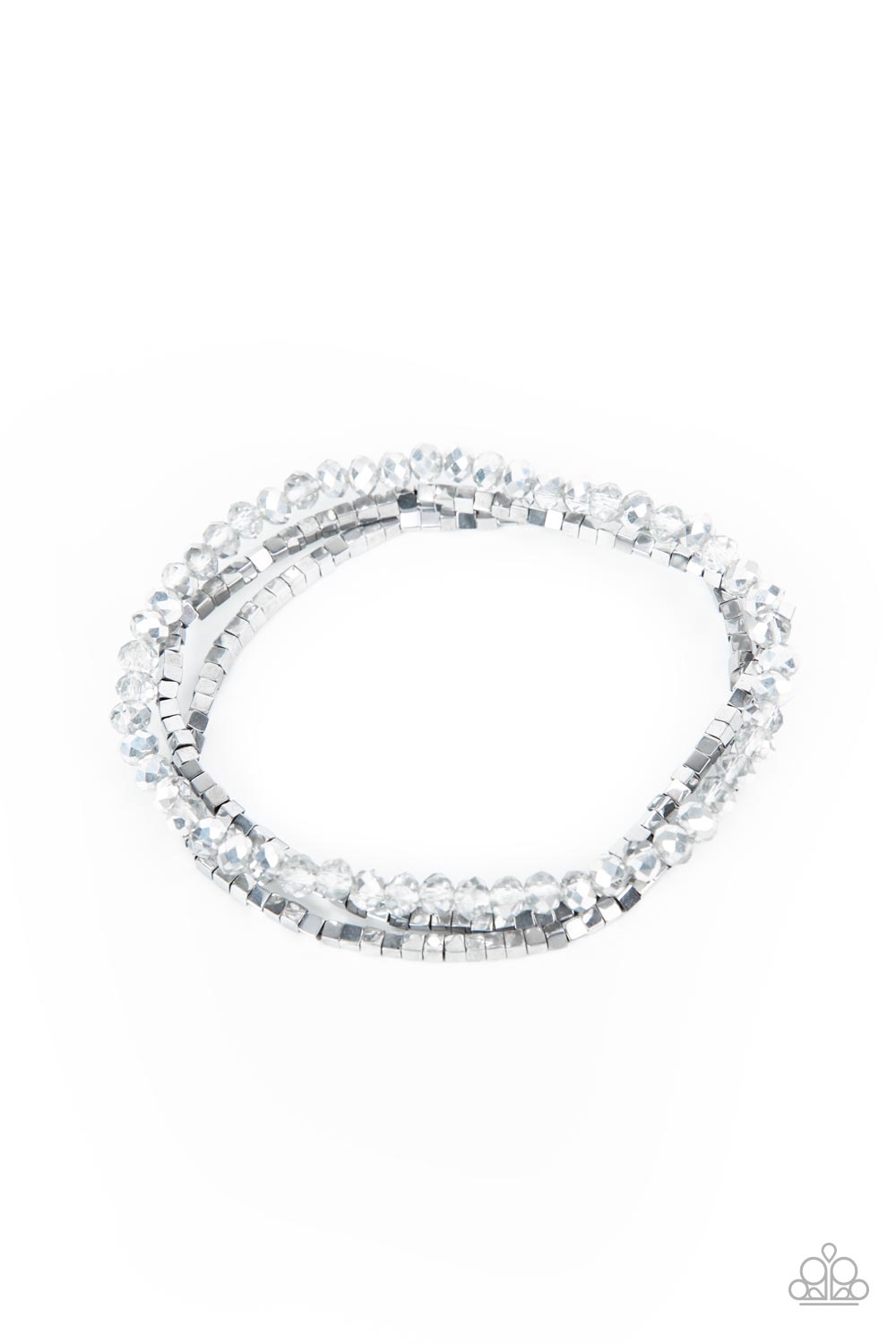 *Paparazzi Bracelet* "Just a Spritz" Silver Bracelet