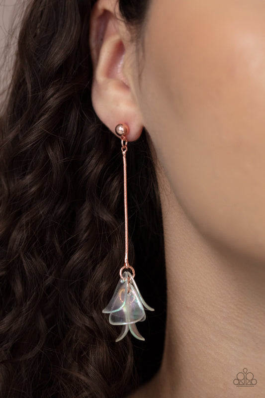 *Paparazzi Earrings* "Keep Them In Suspense" Copper Earrings