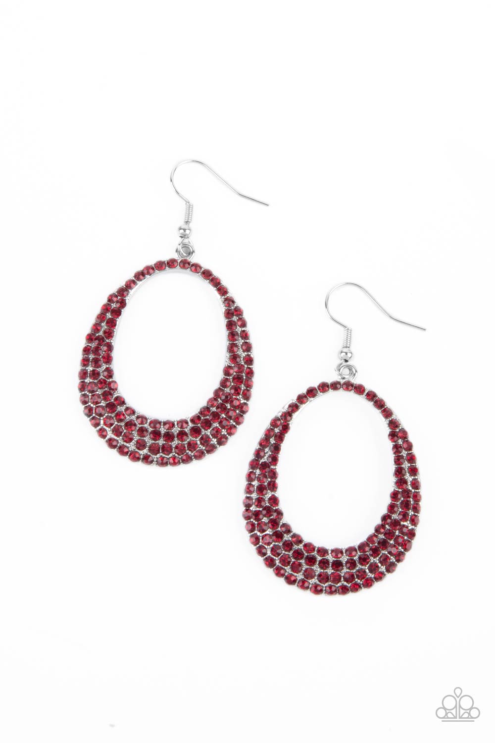 *Paparazzi Earrings* "Life GLOWS on" Red Earrings