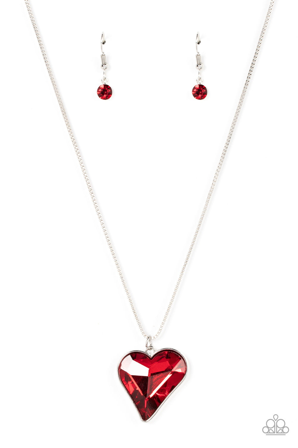 Lockdown My Heart Red Necklace by Paparazzi Accessories