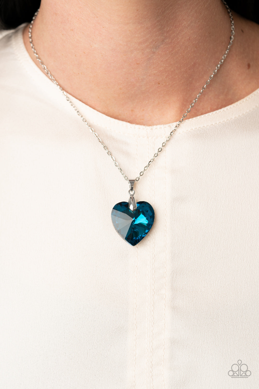 Love Hurts Blue Necklace by Paparazzi Accessories