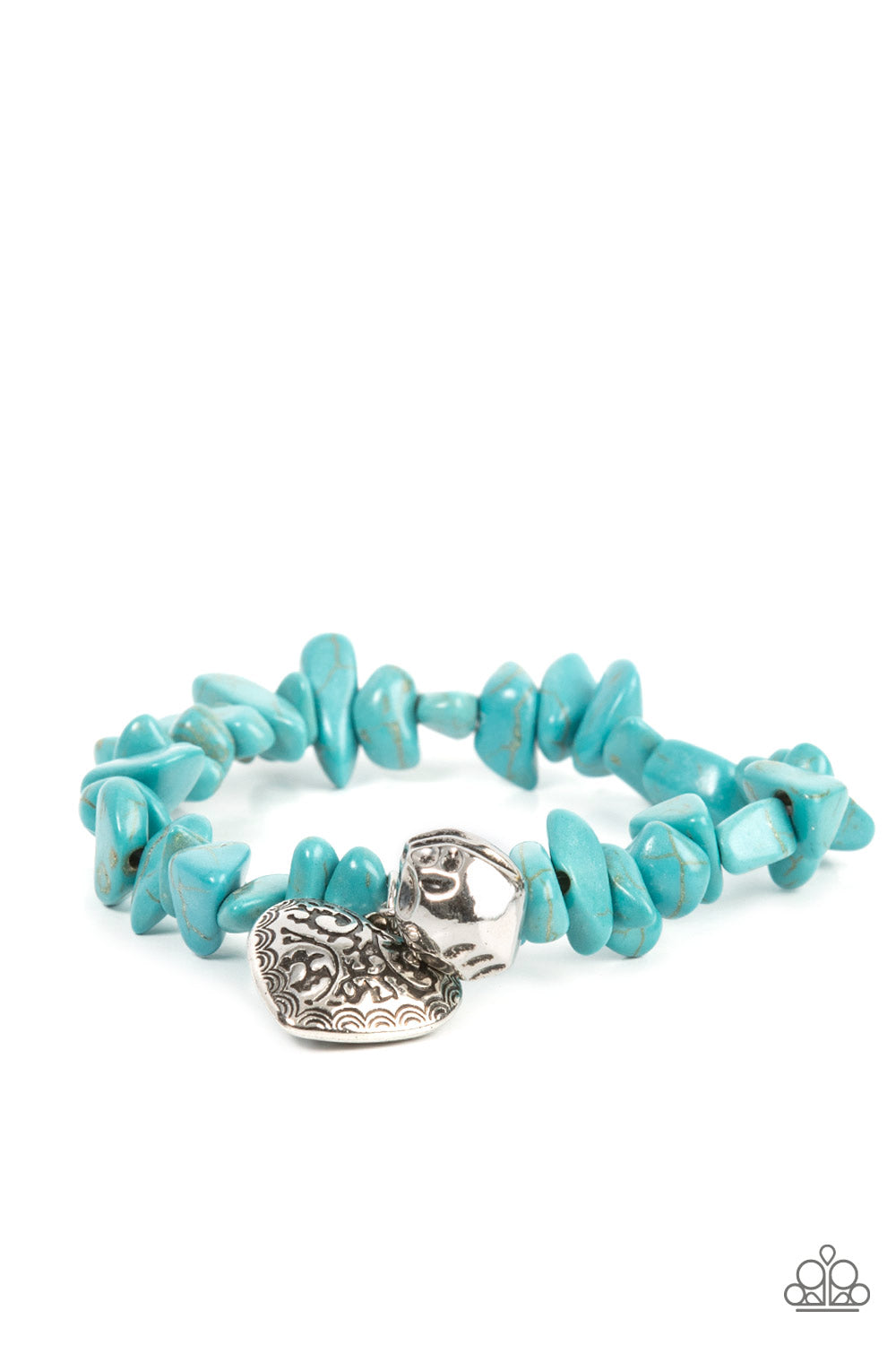 Love You to Pieces Blue Bracelet by Paparazzi Accessories