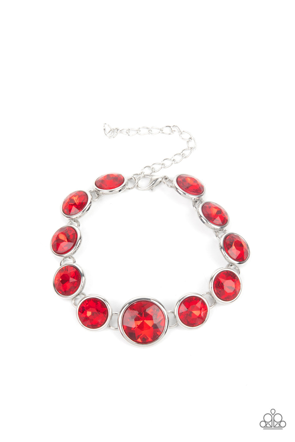 Lustrous Luminosity Red Bracelet by Paparazzi Accessories