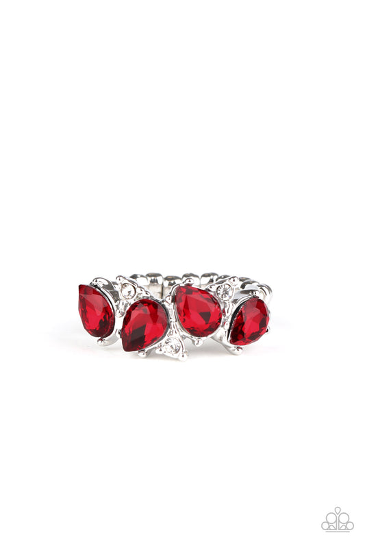 *Paparazzi Accessories* "Majestically Modern" Red Ring