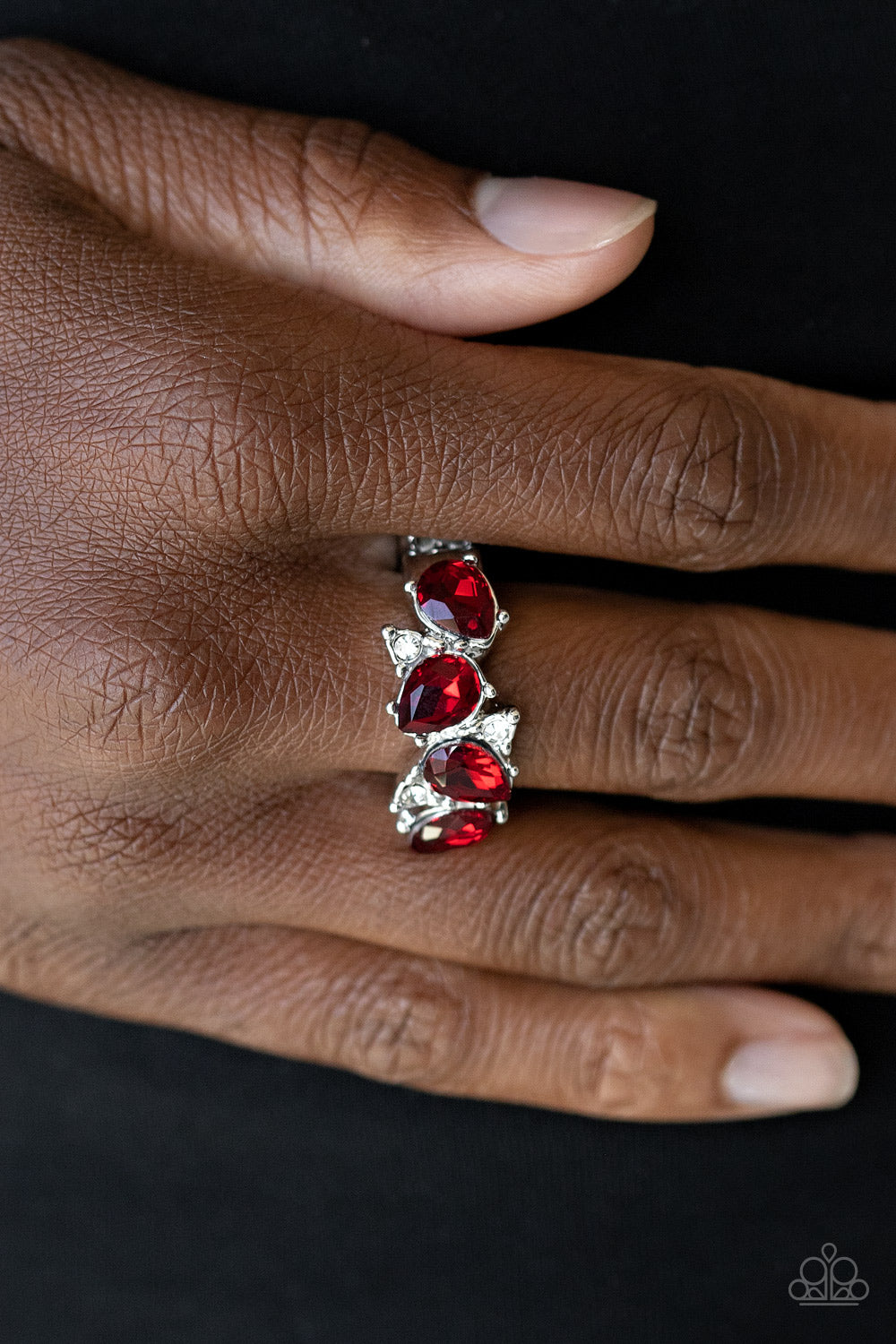 *Paparazzi Accessories* "Majestically Modern" Red Ring