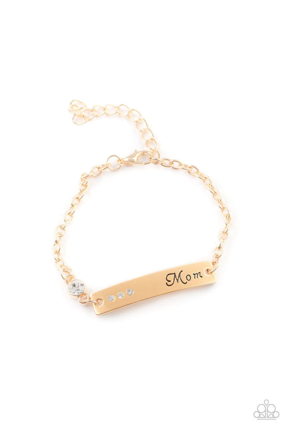 *Paparazzi Bracelet* " Mom Always Knows" Gold Bracelet