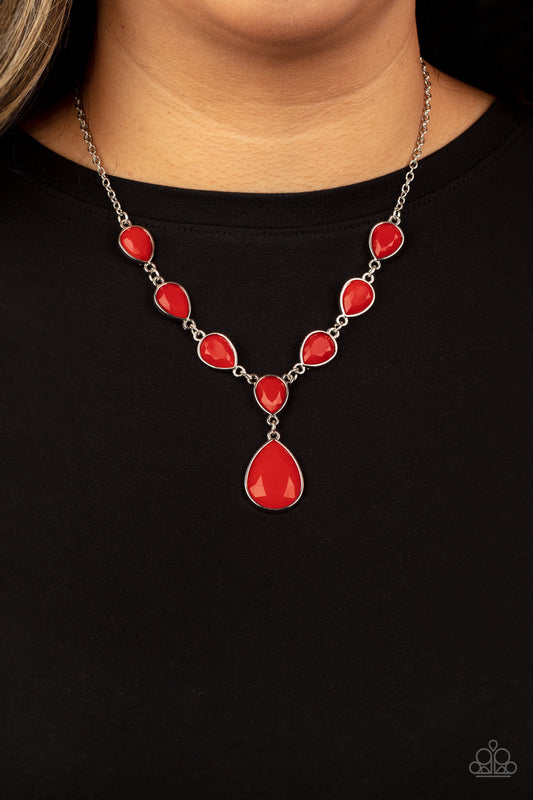 *Paparazzi Accessories* "Party Paradise" Red Necklace