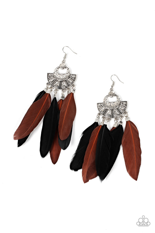 *Paparazzi Earrings* "Plume Paradise"Multi Earrings