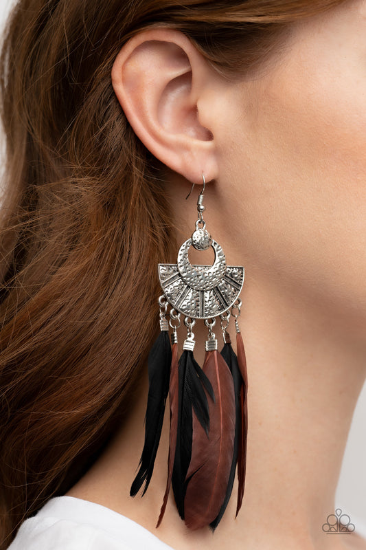 *Paparazzi Earrings* "Plume Paradise"Multi Earrings