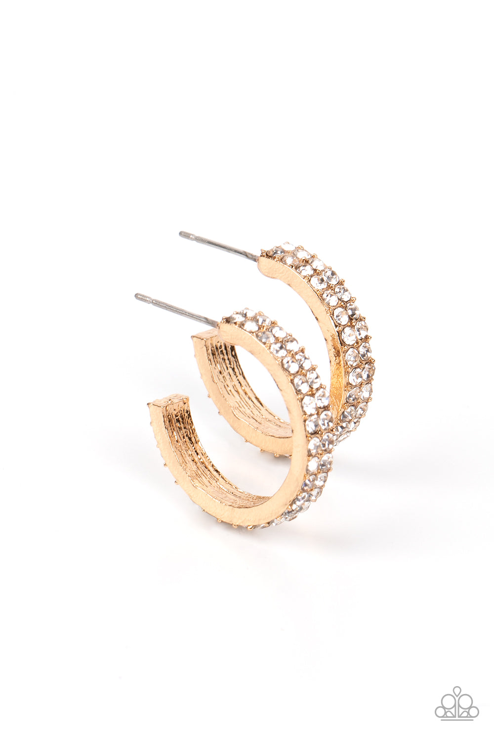 Positively Petite Gold Hoop Earrings by Paparazzi Accessories