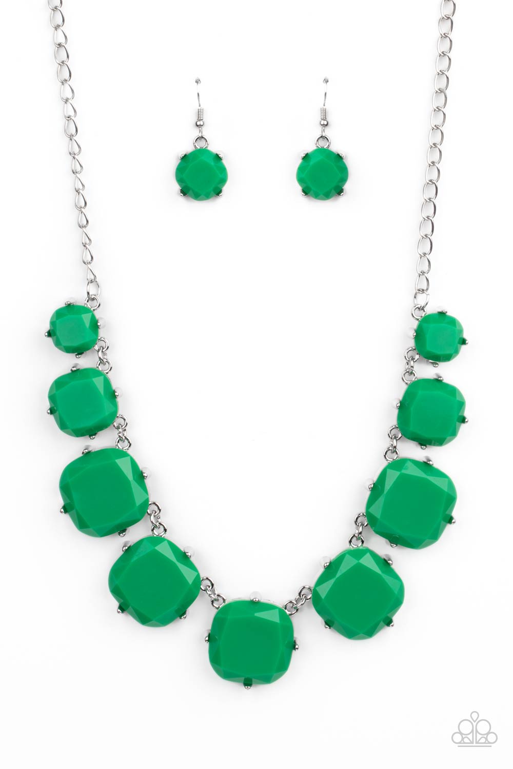 Prismatic Prima Donna Green Necklace by Paparazzi Accessories