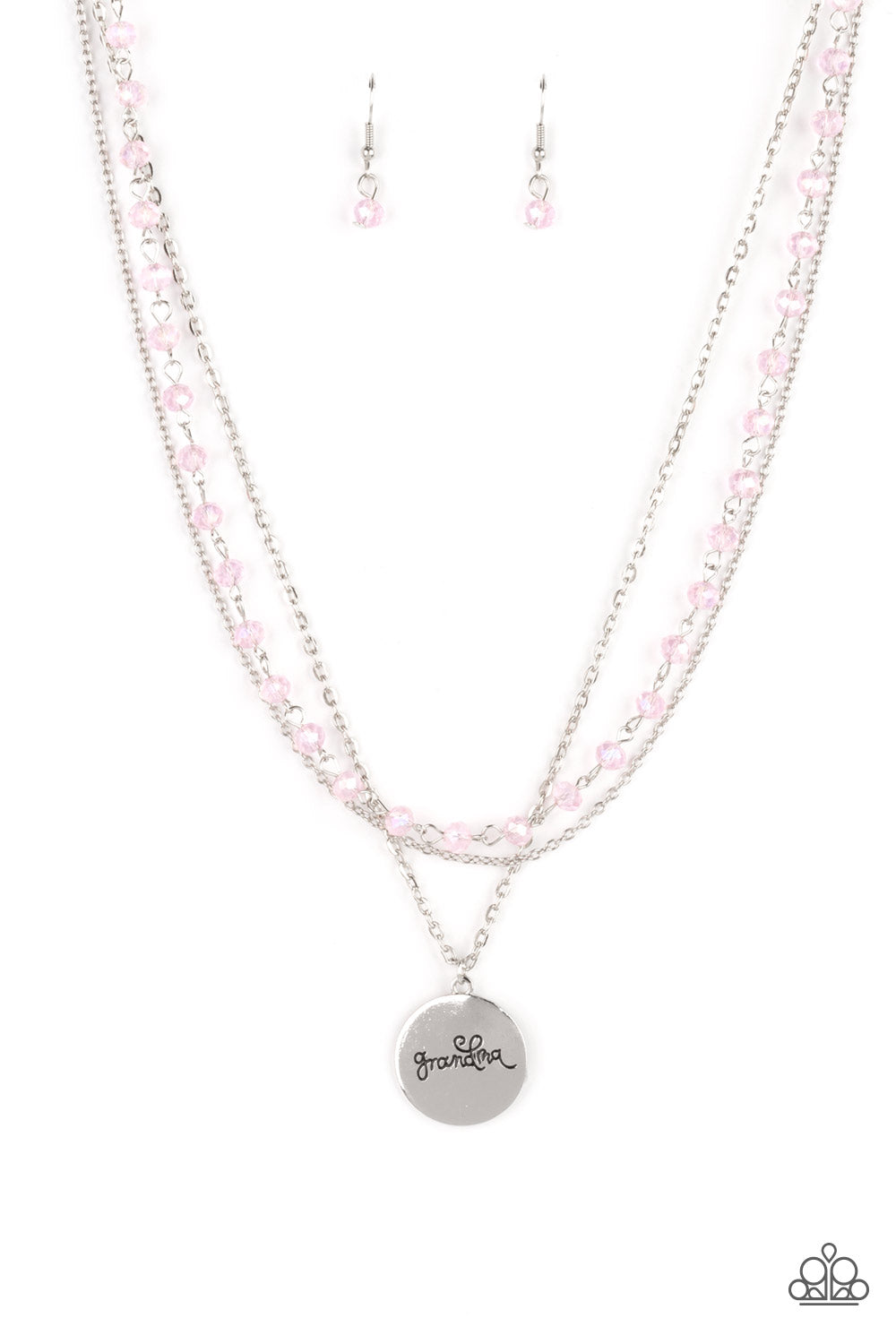 *Paparazzi Necklace* "Promoted to Grandma" Pink Necklace