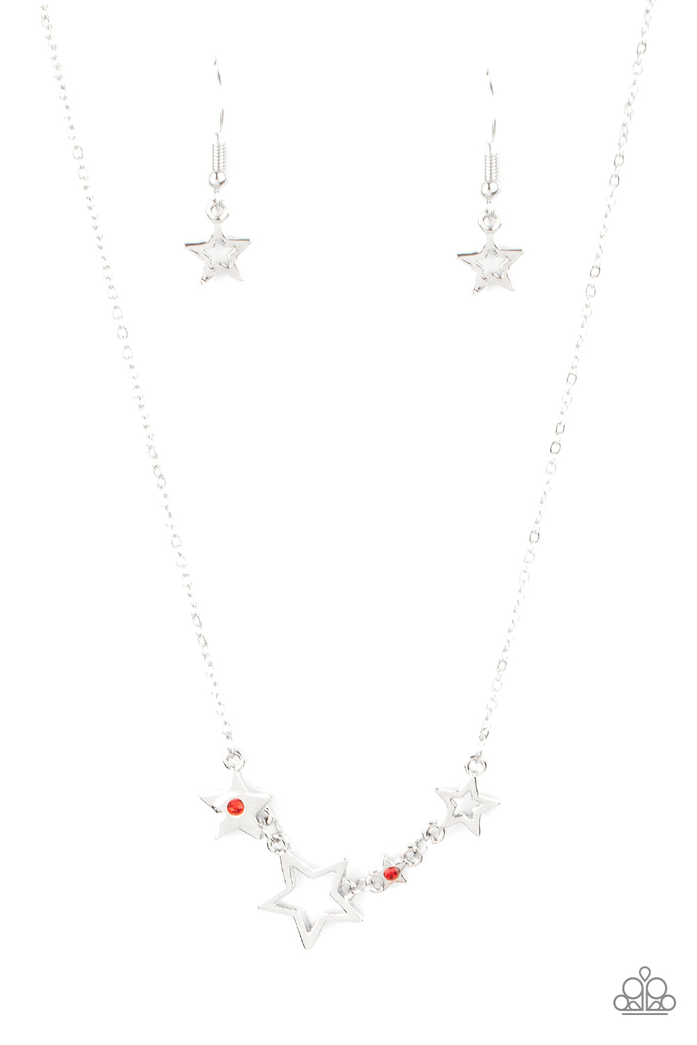 *Paparazzi Necklace* "Proudly Patriotic" Red Necklace