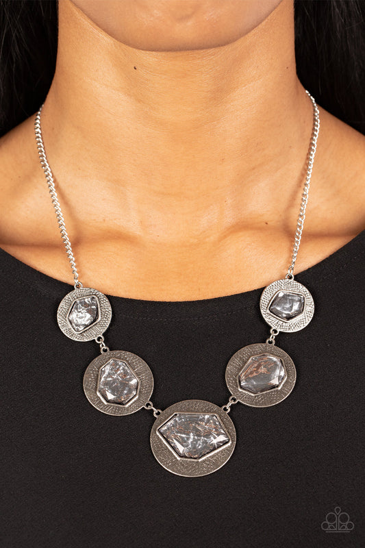 Raw Charisma Silver Necklace by Paparazzi Accessories