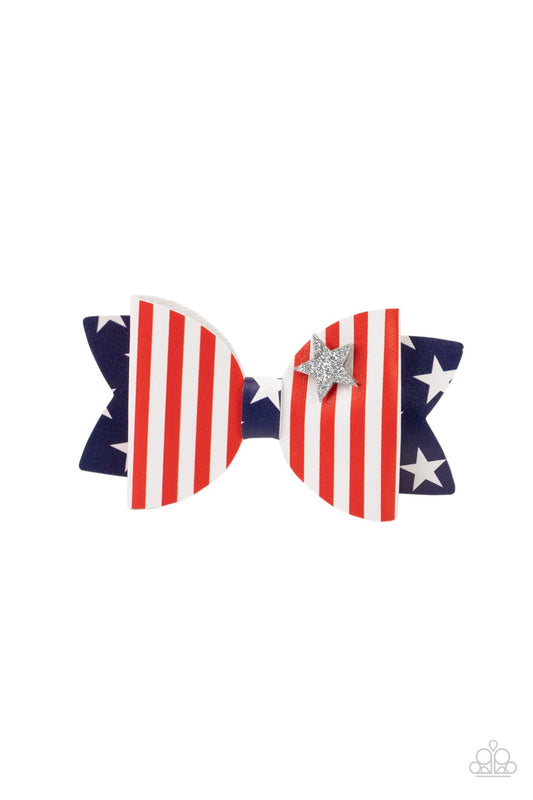 *Paparazzi Hair Accessories* "Red, White, and Bows" Multi Hair Clip