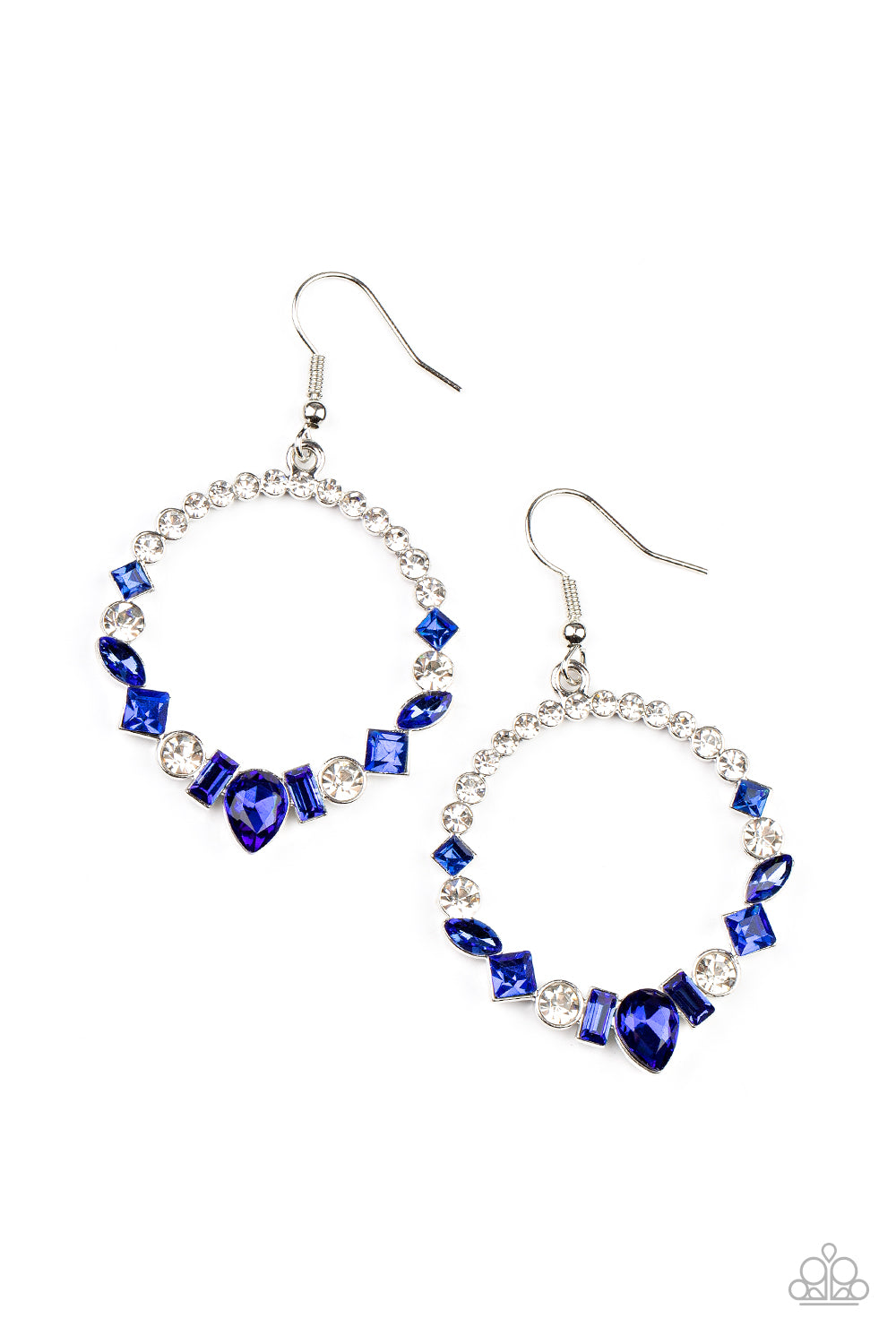 Revolutionary Refinement Blue Earrings by Paparazzi Accessories