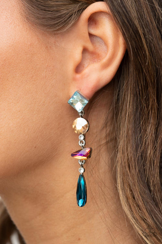 *Paparazzi Earrings* "Rock Candy Elegance" Multi Post Earring