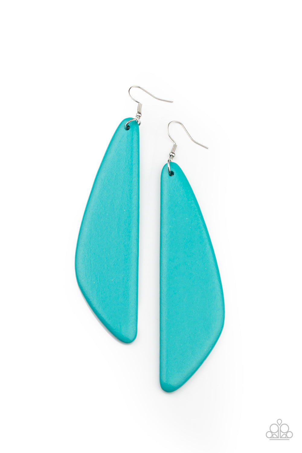 Scuba Dream Blue Earrings by Paparazzi Accessories