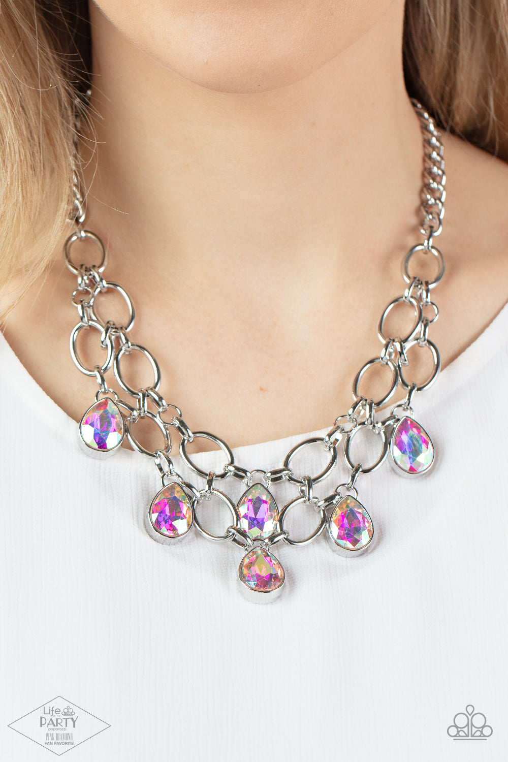 Show- Stopping Shimmer Multi Necklace by Paparazzi Accessories