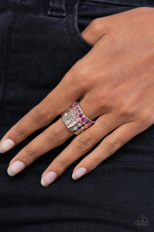 Sizzling Sultry Pink Ring by Paparazzi Accessories