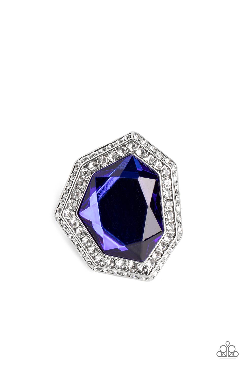 Smoldering Sass Blue Ring by Paparazzi Accessories