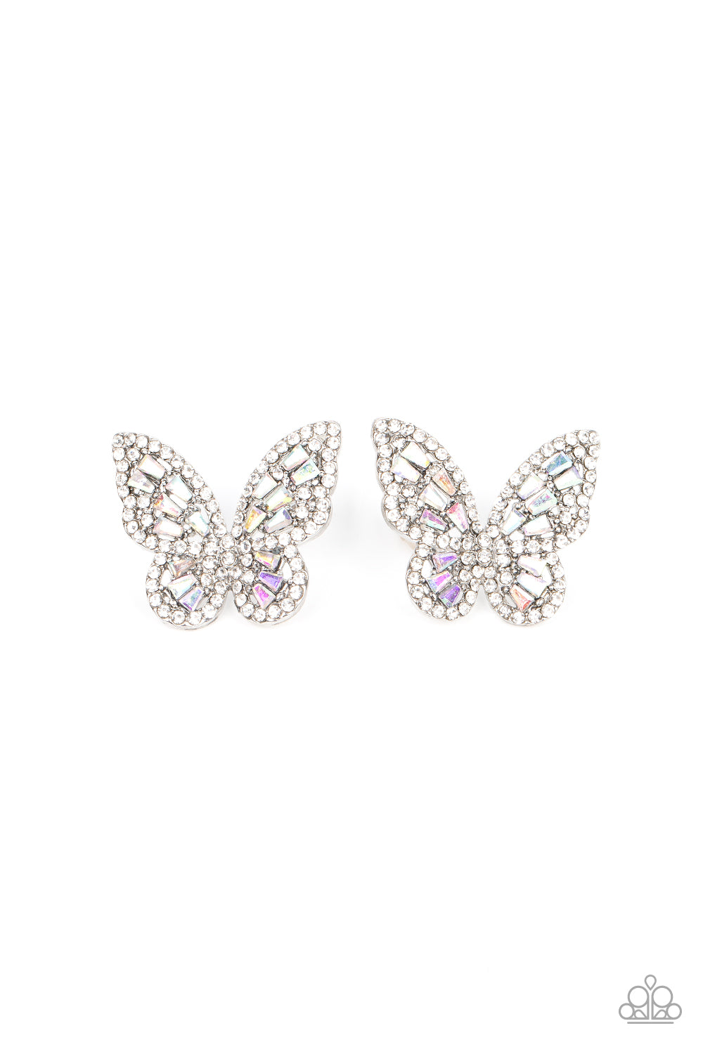 Smooth Like Flutter Multi Post Earrings by Paparazzi Accessories