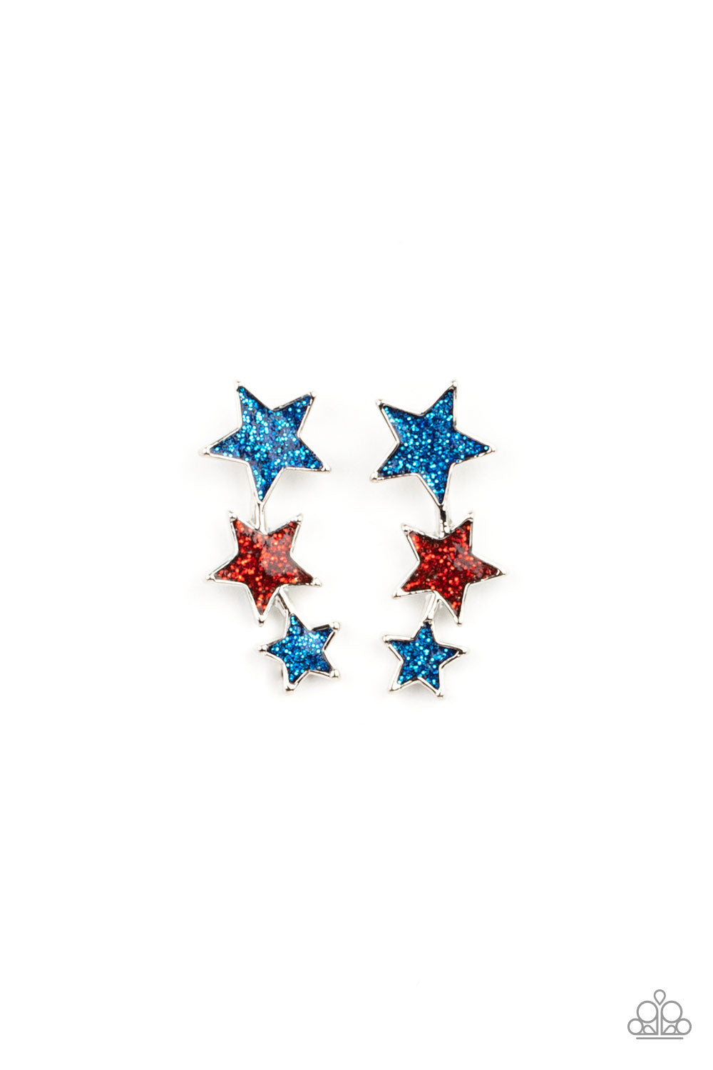 Starlet Shimmer Iridescent Star Post Earrings Kit Paparazzi Accessories