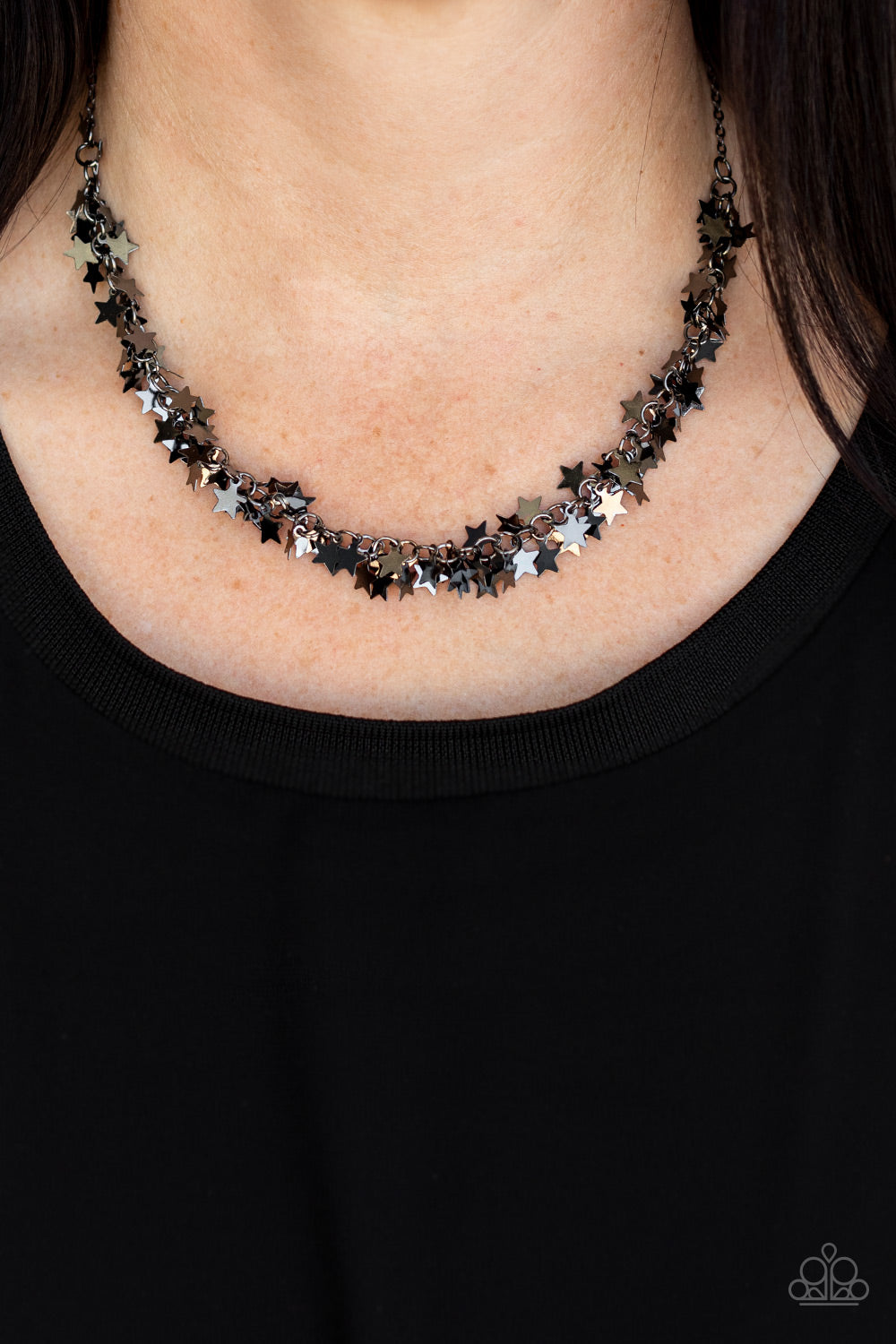 *Paparazzi Accessories Necklace* "Starry Anthem Black Necklace