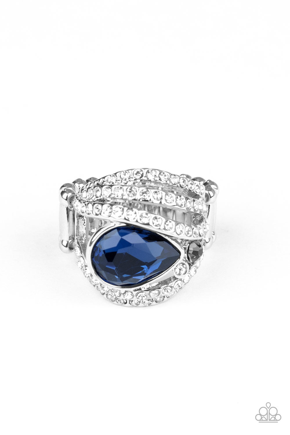 *Paparazzi Accessories* " Stepping Up The Glam" Blue Ring