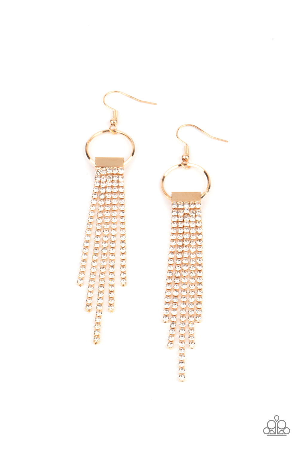 *Paparazzi Earrings* "Tapered Twinkle" Gold Earrings