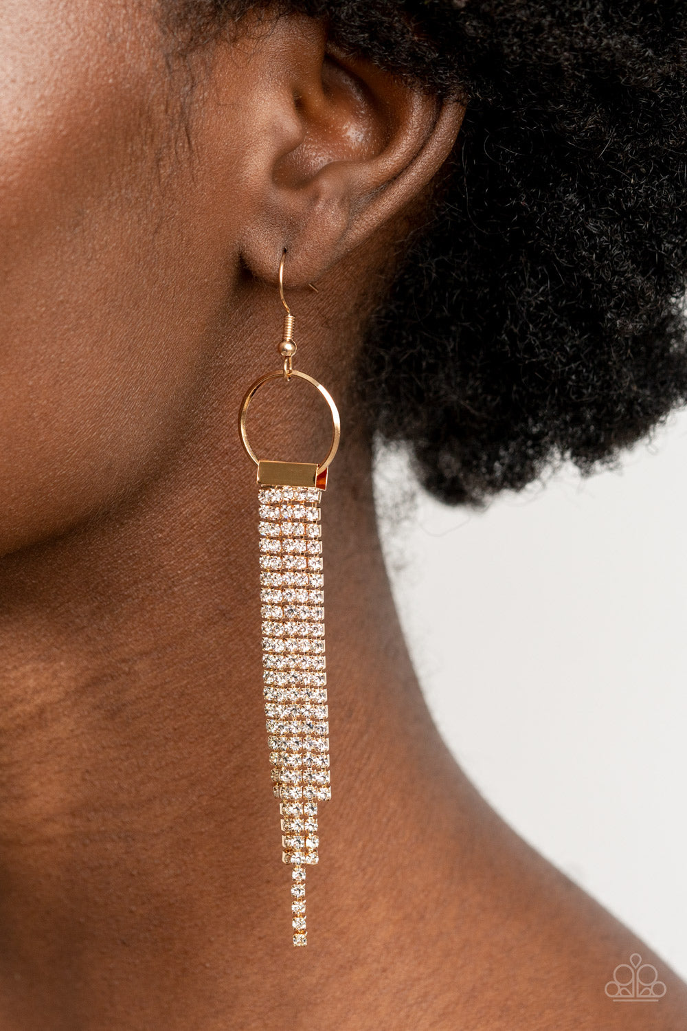 *Paparazzi Earrings* "Tapered Twinkle" Gold Earrings