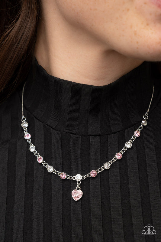 True Love Trinket Pink Necklace by Paparazzi Accessories