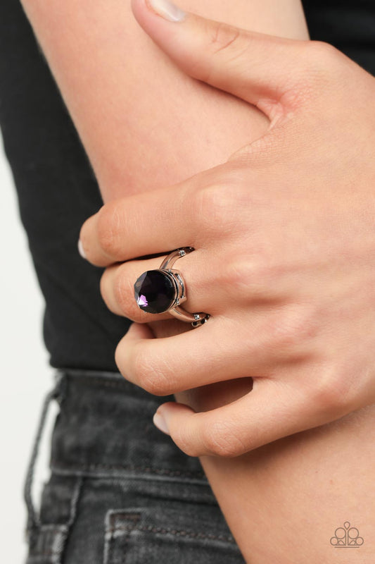 Updated Dazzle Purple Ring by Paparazzi Accessories