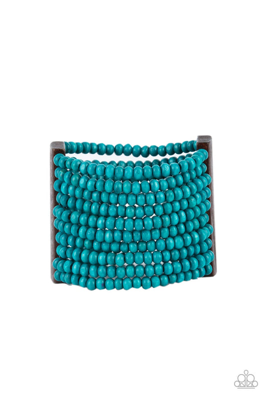 Waikiki Wonderland Blue Bracelet by Paparazzi Accessories