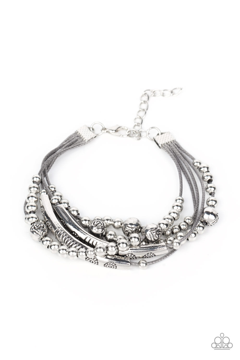 *Paparazzi Bracelet* "Wanderlust Wanderess" Silver Bracelet