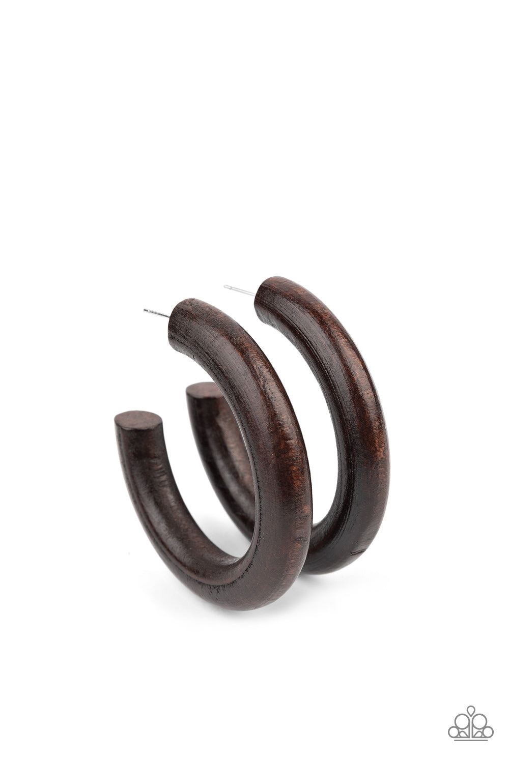 Woodsy Wonder Brown Earrings by Paparazzi Accessories